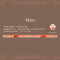 Bow Pattern Die-Cut Washi Tape | Fabric Texture DIY Craft Roll Decorative Washi Tape Qme 3