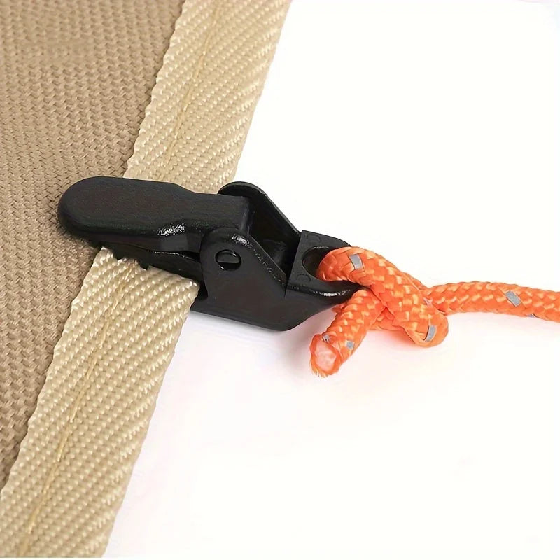 20-Pack Windproof Tent Clips – Durable Fade-Proof Camping Clips Camping Clips Qme
