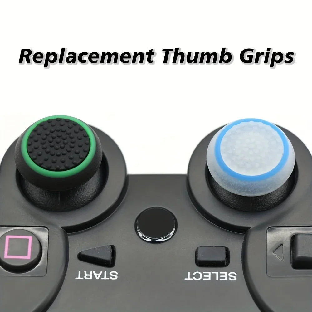 Silicone Thumb Stick Grip Caps for PS5, PS4 & Xbox Controller Grip Caps Qme