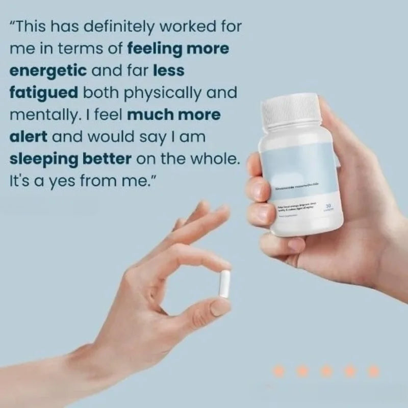 NMN 500mg Capsules 30ct – Energy, Focus & Healthy Aging NMN Supplement Qst