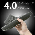 Cloud Sliders Non-Slip EVA Bathroom Slippers – Women & Men Bathroom Slippers Qme A-Black 4.0cm 42-43