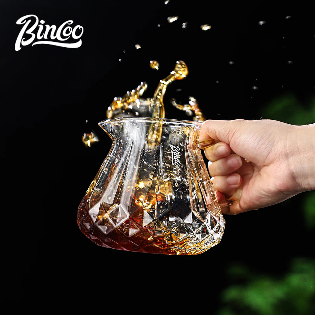 Bincoo Borosilicate Glass Coffee Sharing Pot 400ML/600ML Coffee Sharing Pot Qst