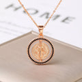 St. Benedict Rotating Zirconia Pendant Necklace | Lucky Amulet Pendant Necklace Qme 5