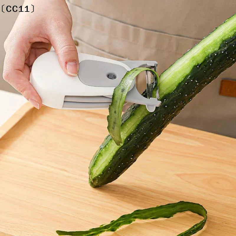 3-in-1 Portable Fruit & Vegetable Peeler | Kitchen Scraper Vegetable Peeler Qme