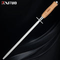 XITUO 12-Inch Honing Rod – Professional Knife Sharpening Steel Knife Honing Rod Qst Sharpening Stick XL