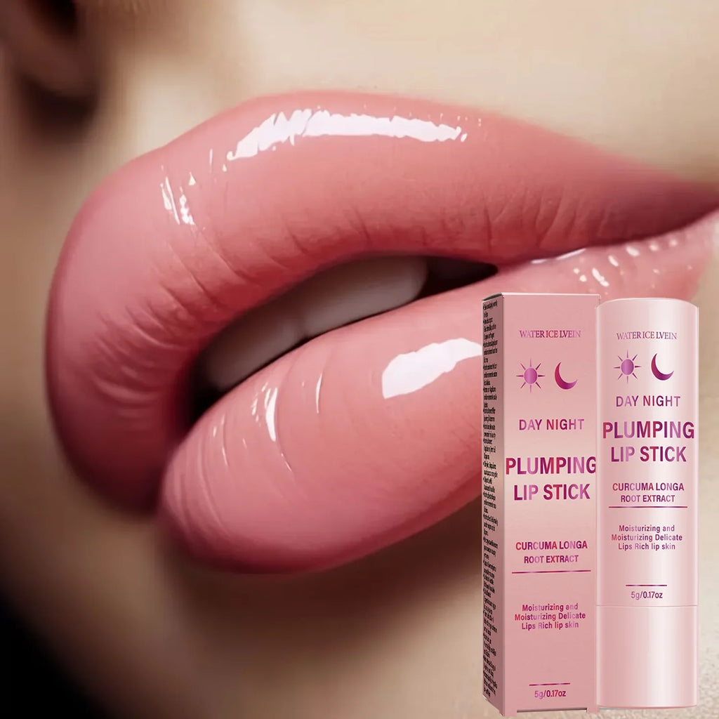 Day & Night Lip Cream – Curcuma & Aloe Vera Moisturizing Plumper Lip Cream Treatment Qme