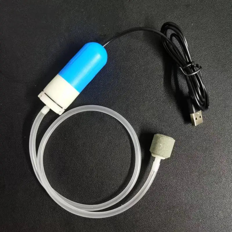 Silent Aquarium Air Pump with Air Stone for Small Fish Tanks Aquarium Air Pump Qst A2