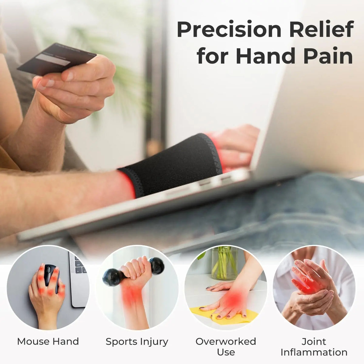 ZONGKUNG Cordless Red Light Therapy Wrap 660nm 850nm Infrared Light Therapy Wrap Qst