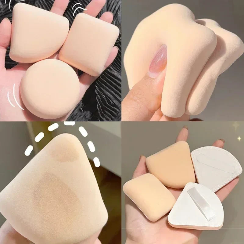 Triangle Makeup Sponge Puff – Dry & Wet Dual-Use, 5 Pack Makeup Sponge Puff Qme