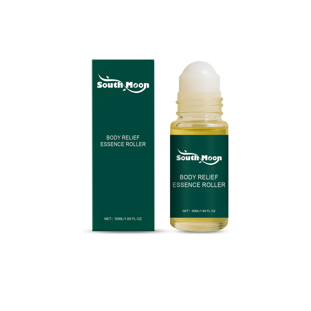 South Moon Herbal Roll-On Massage Oil – Cooling Body Care 50ML Roll-On Massage Oil Qst 50ml boxed