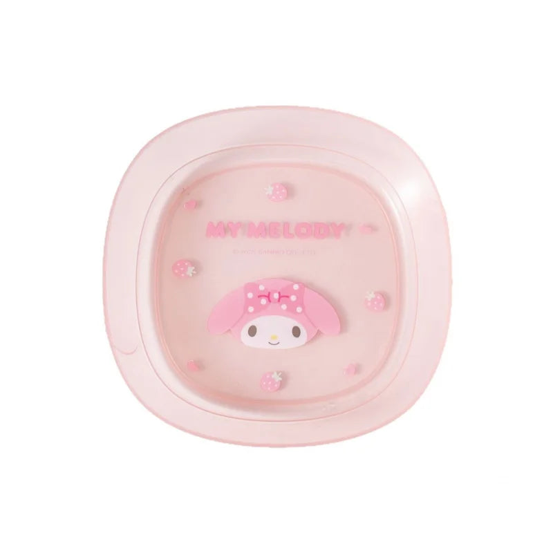 Hello Kitty Kuromi Bone-Shaped Snack Plates & Utensils Set Character Snack Plates Qme
