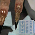 Silicone Lace Nail Mold – Embossed Stencil for DIY Manicure Nail Art Mold Qme Default Title