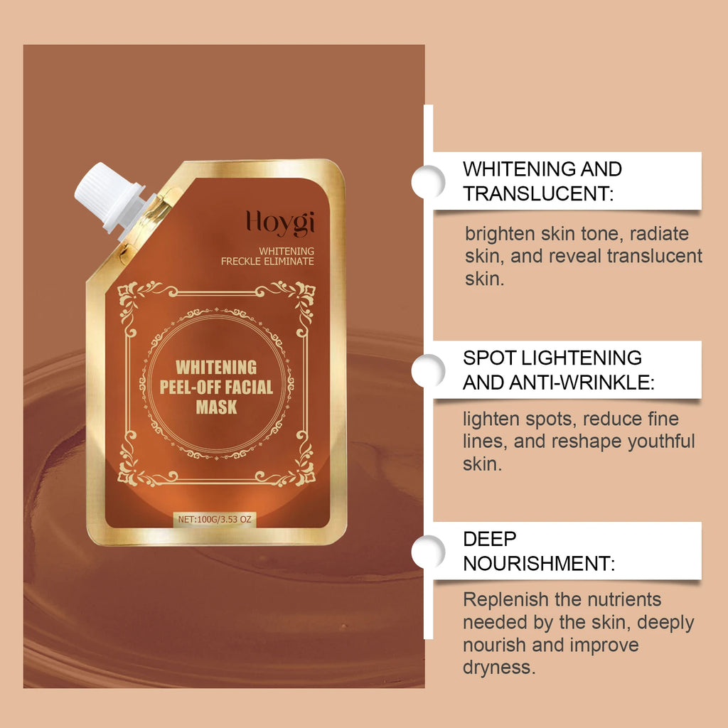 Hoygi Brightening Peel-Off Jelly Mask – Cleansing & Hydrating Peel-Off Face Mask Qst