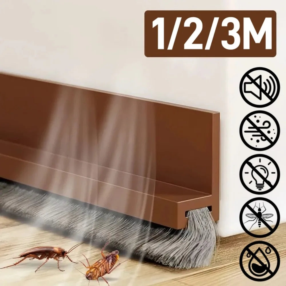 Self-Adhesive Door Bottom Seal Strip | Draft & Insect Guard Door Seal Strip Qme