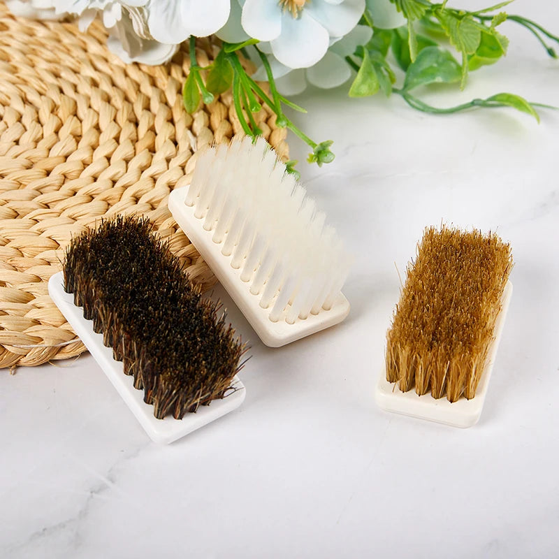 Mini Boar Bristle Shaving Brush – Portable Men's Beard Tool Beard Grooming Brush Qst