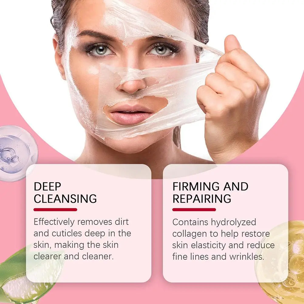 Collagen Peel-Off Face Mask – Deep Moisture & Glowy Skin Peel-Off Face Mask Qme
