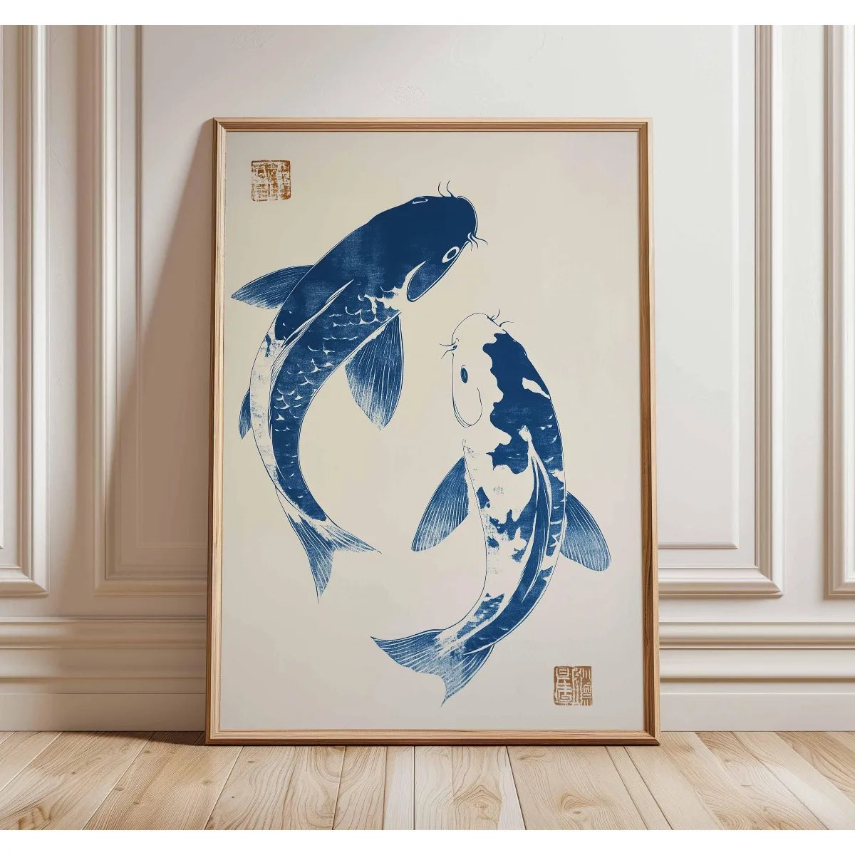Japanese Retro Bonsai Canvas Print | Ukiyo-e Botanical Wall Art Canvas Wall Art Qst