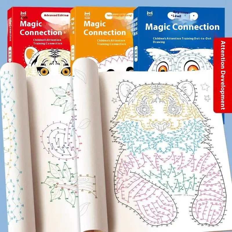 Kids Number Tracing & Coloring Book – 44 Patterns, Ages 3–6 Kids Activity Workbook Qme