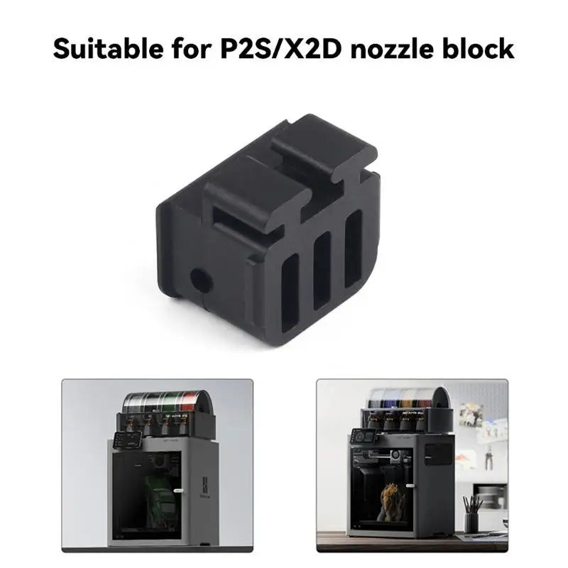 Bambu Lab P2S X2D Flexible Silicone Nozzle Wiper | Residue-Free 3D Printer Accessory Qme