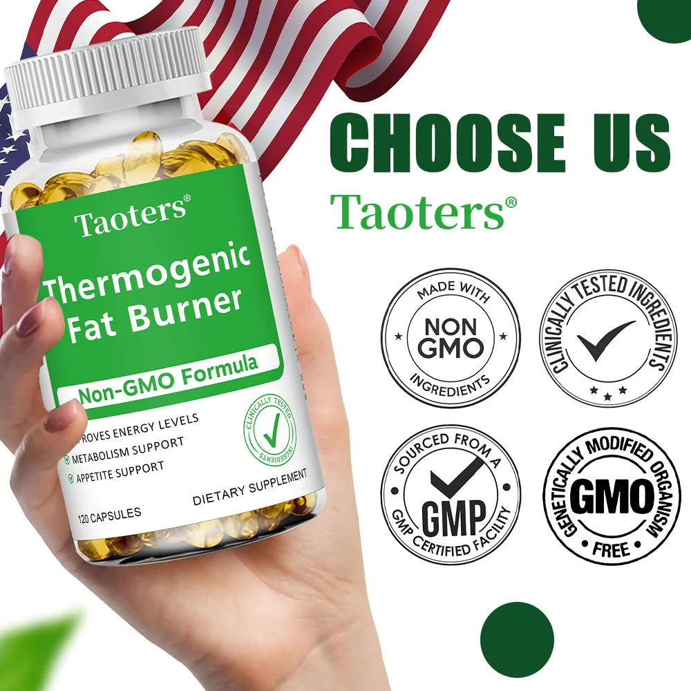 Thermogenic Capsules – Green Tea & Apple Cider Vinegar Thermogenic Supplement Qst