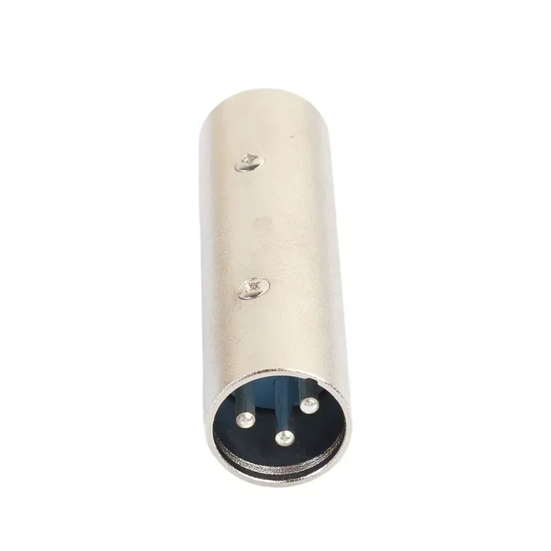 3-Pin XLR Male Mic Plug Connector – Zinc Alloy Audio Adapter XLR Mic Connector Qme