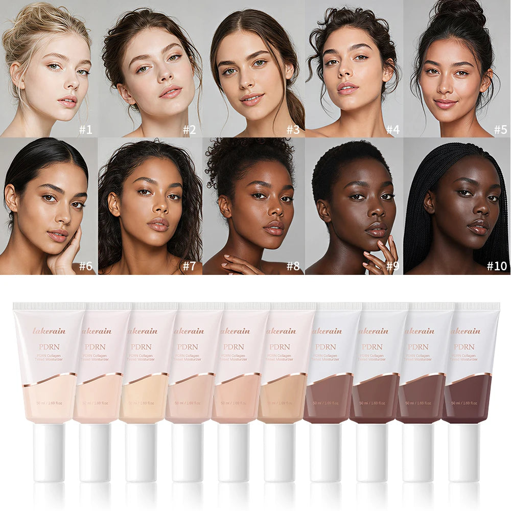 Tinted Collagen Foundation Cream – PDRN, 10 Shades, Pore Blur Tinted Foundation Cream Qst