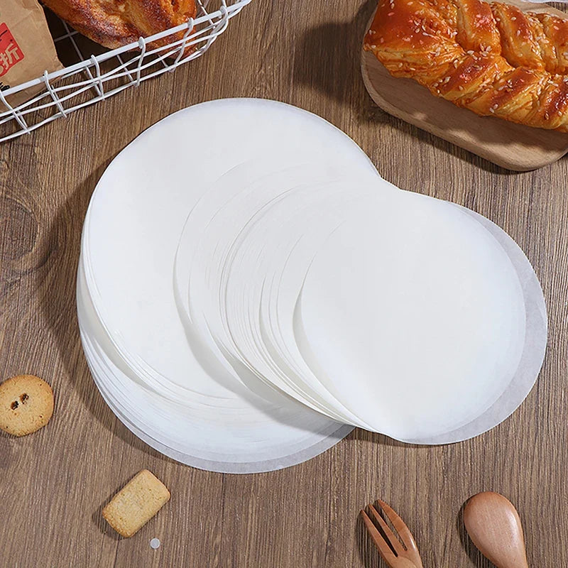 Round Parchment Paper Liners – Non-Stick Baking & BBQ Circles Parchment Paper Liners Qme