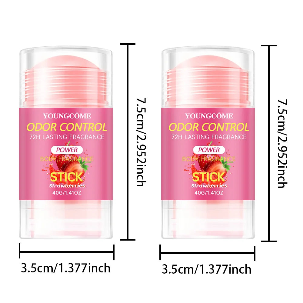 YOUNGCOME 72H Antiperspirant Deodorant Stick for Women Deodorant Stick Qst 2pcsc