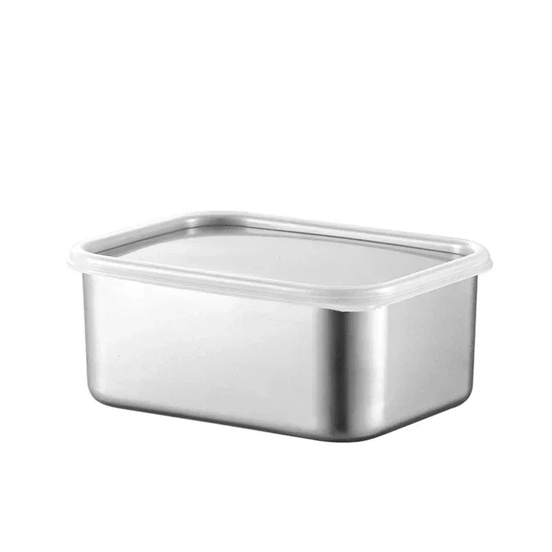 Stainless Steel Airtight Food Storage Containers with Lids Food Storage Containers Qme With cover 1pcs