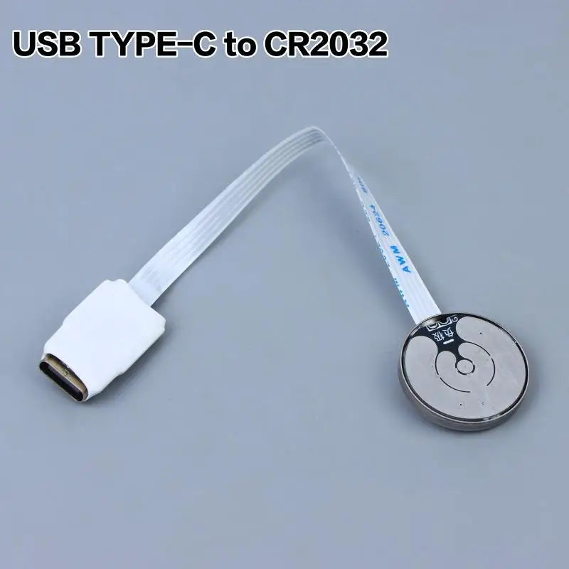 USB-C to CR2032 Battery Adapter Converter 5-30V FFC Cable Battery Adapter Converter Qme