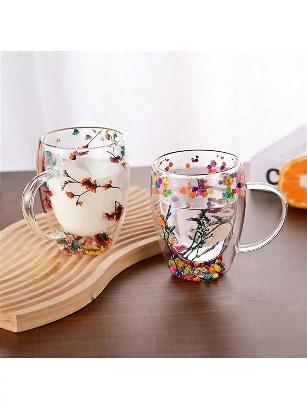Double-Wall Borosilicate Glass Coffee Cup – Heat-Resistant Glass Coffee Cup Qme