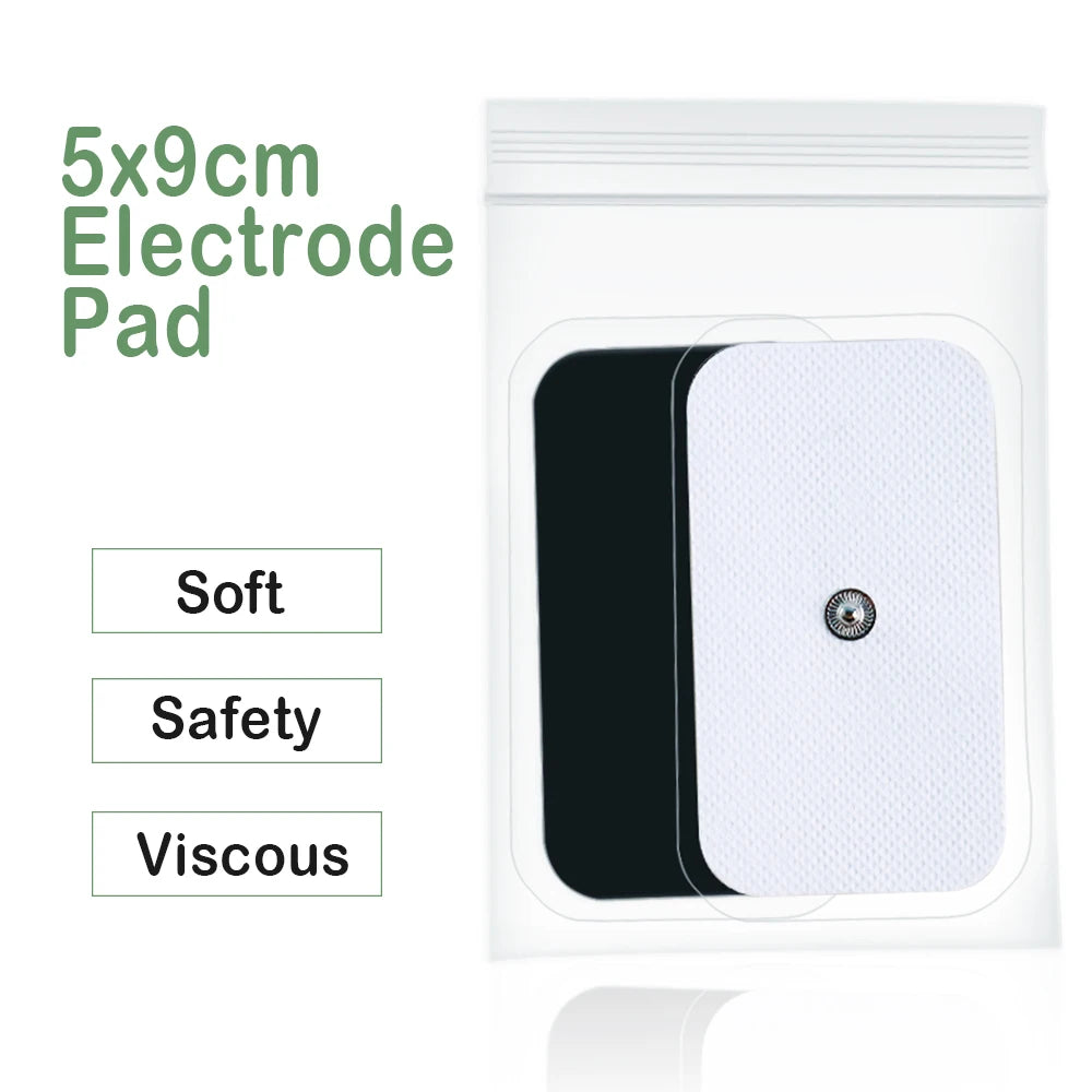 TENS EMS Electrode Pads 5x9cm Non-Woven Reusable 10/20 Pcs Electrode Pads Qst