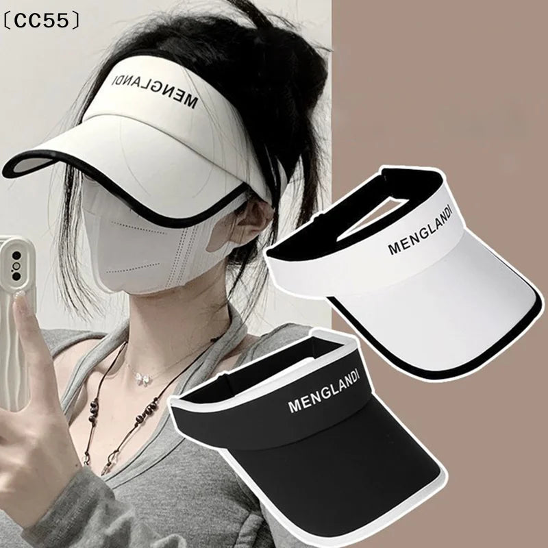 Women's Long Brim Visor Cap – UV Sun Protection Hat Sun Visor Hat Qst