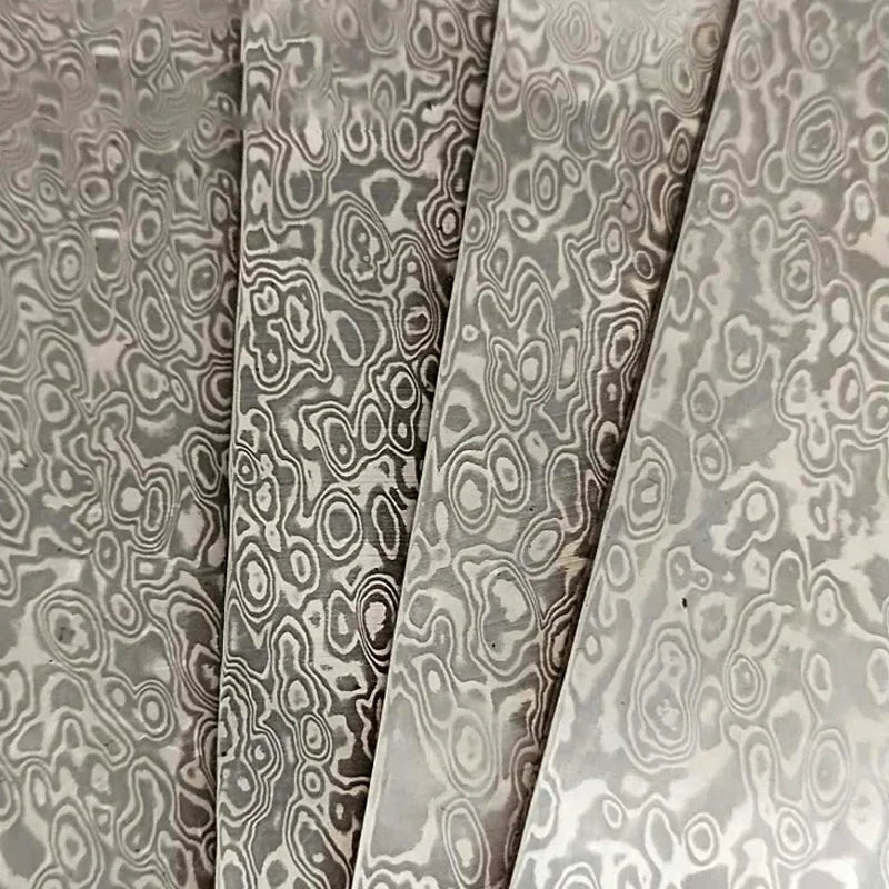 Damascus Steel Knife Billet 200x30x3mm – DIY Blade Making Bar Knife Making Billet Qst