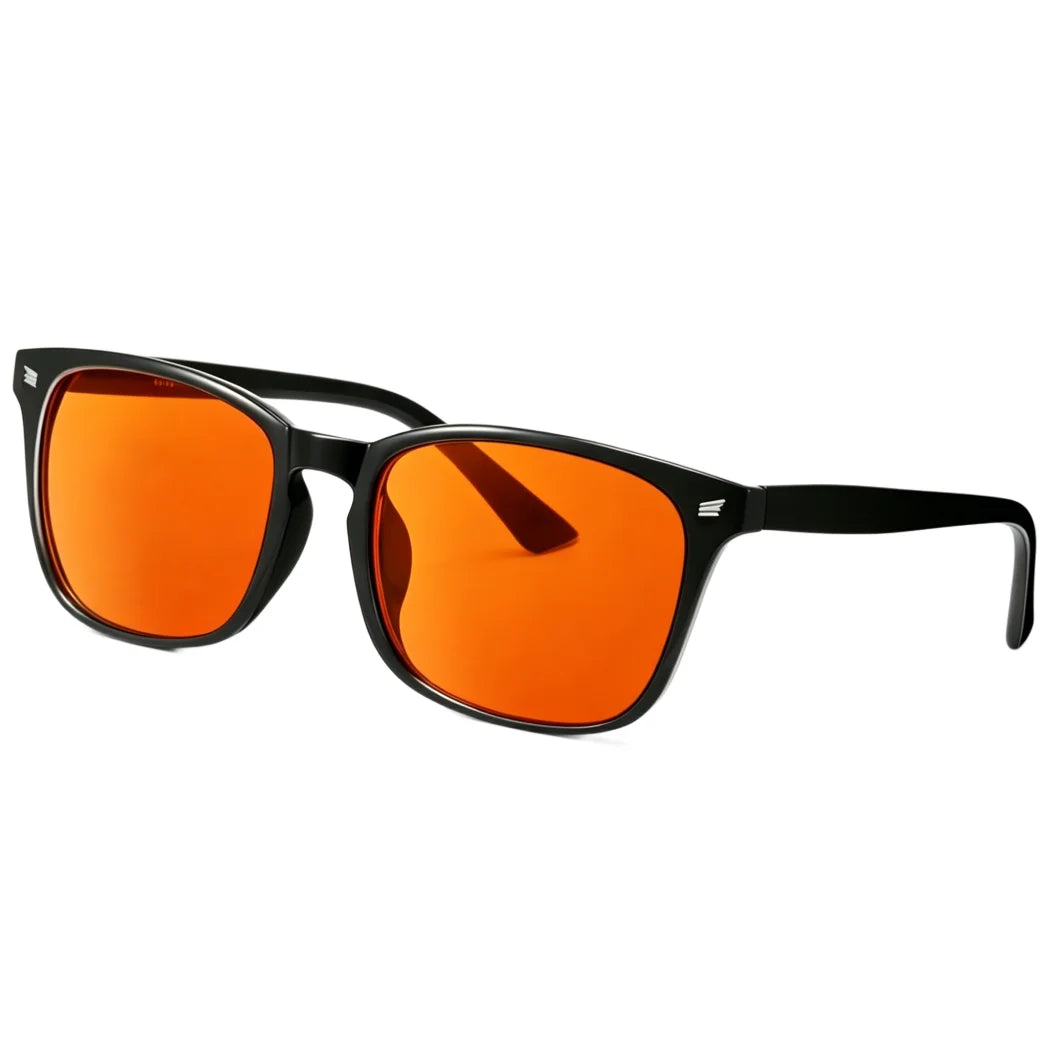 VOPHA S70 99.9% Blue Light Blocking Glasses – Orange Unisex Blue Light Glasses Qst Black orange