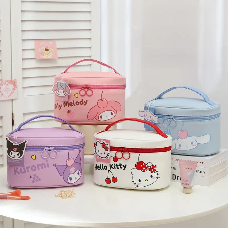 Hello Kitty Kuromi Cartoon Handbag – Large Capacity PU Tote Cartoon Handbag Qme