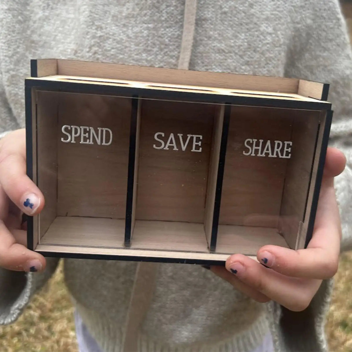 Wooden Coin Bank Removable Compartments & Clear Acrylic Front Wooden Coin Bank Qme