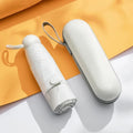 Ultralight Mini Capsule Umbrella – UV Protection 5-Fold Folding Travel Umbrella Qst Beige