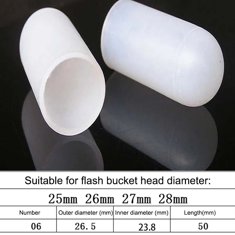 Silicone Elastic Flashlight Lampshade SP31 SP35 IF22A SP36 Flashlight Accessory Qme 24 28mm
