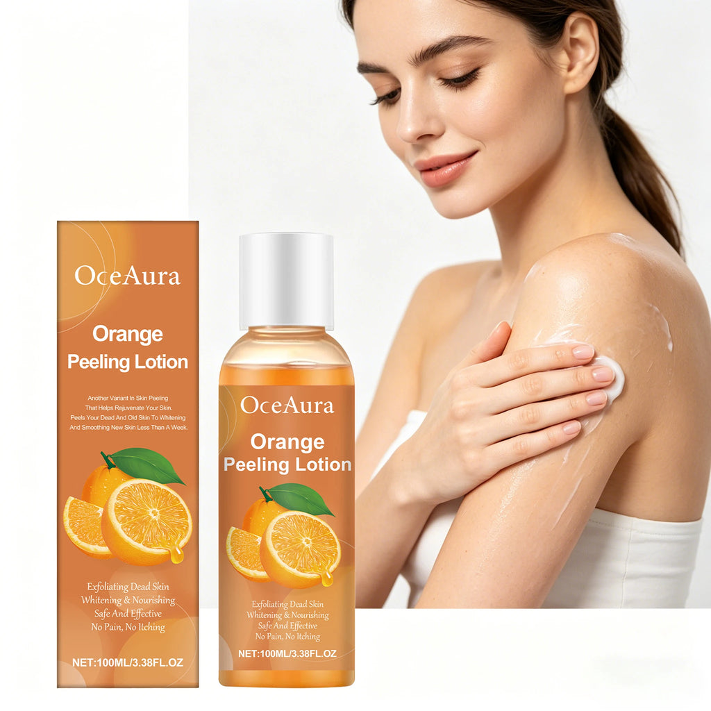 OceAura 100ml Orange Citrus Body Peeling Exfoliating Oil Body Exfoliating Oil Qst
