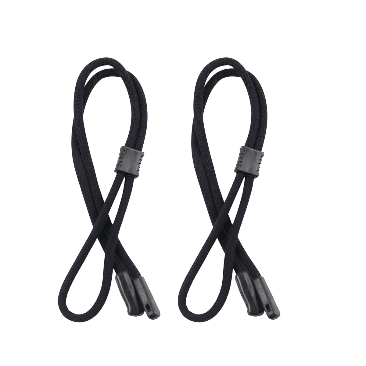 VOPHA Adjustable Two-Color Eyeglass Strap & Glasses Chain Eyeglass Strap Qst 2PC-Black