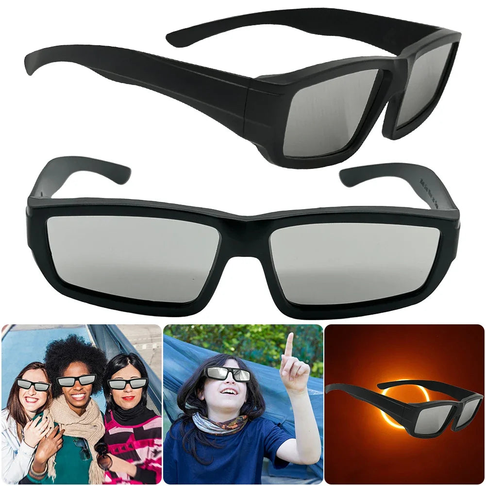 ISO Certified Solar Eclipse Glasses – Safe Direct Sun Viewing Solar Eclipse Glasses Qme
