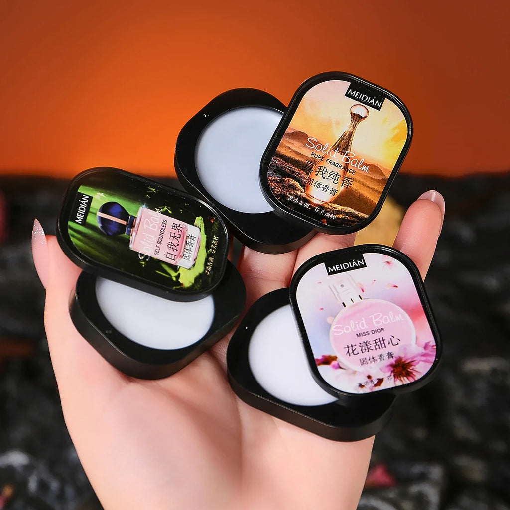 Qme Solid Fragrance Cream – Portable Long-Lasting Perfume Solid Fragrance Cream Qme