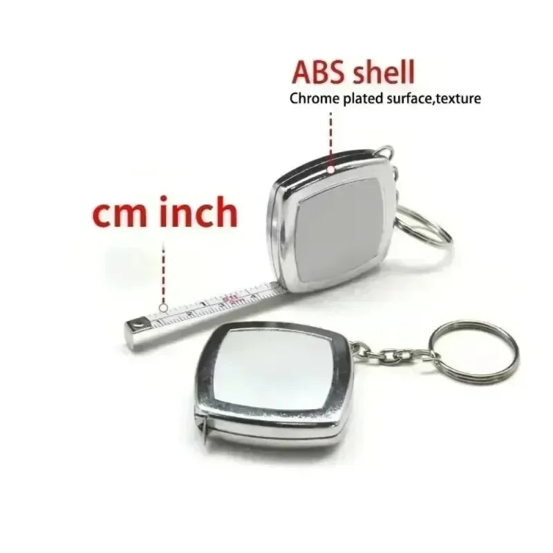 Mini Key Ring Tape Measure 2M Metric & Imperial | Qme Mini Tape Measure Qme 2pcs