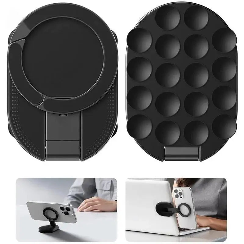 360° Rotatable 3-in-1 Magnetic Phone Holder Suction Mount Magnetic Phone Mount Qme