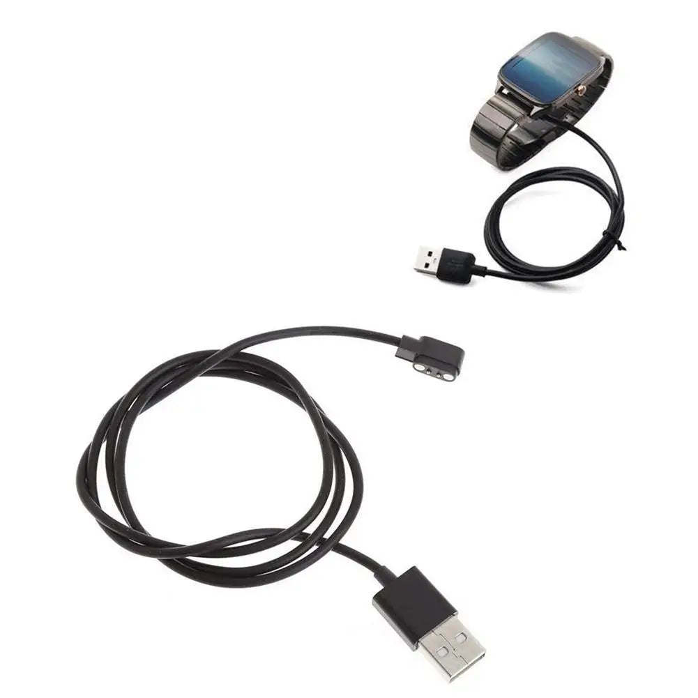 USB Magnetic Smart Watch Charger 2-Pin for Miband Wristband Smart Watch Charger Qme