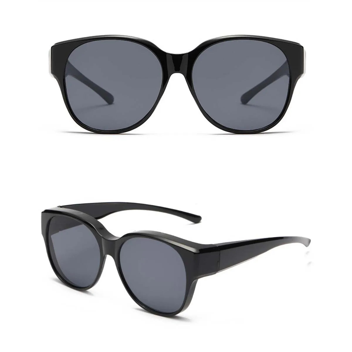 VOPHA 2-Pack Fit-Over Polarized Sunglasses UV400 | T03 Fit-Over Sunglasses Qst 2PC
