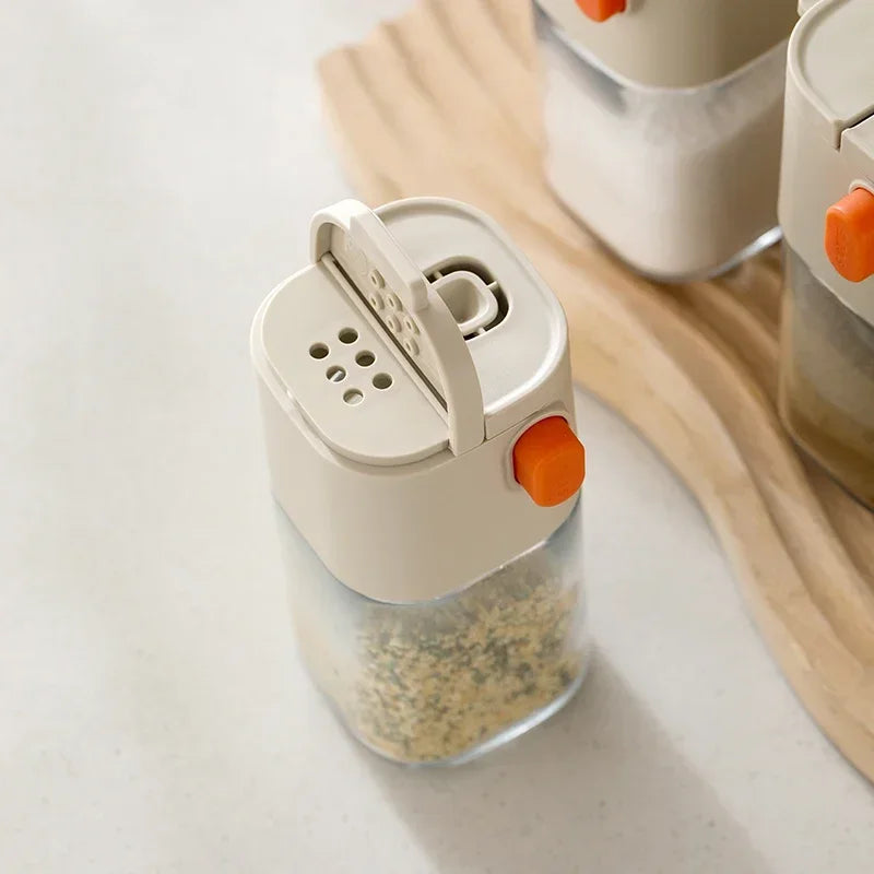 Glass Quantitative Salt & Seasoning Dispenser Bottle Seasoning Dispenser Qme