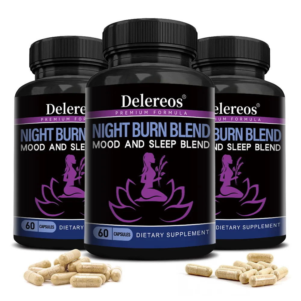 STRESSXCEL Nighttime Weight Management Capsules | White Kidney Bean Weight Management Supplement Qst 60 count-3 bottle