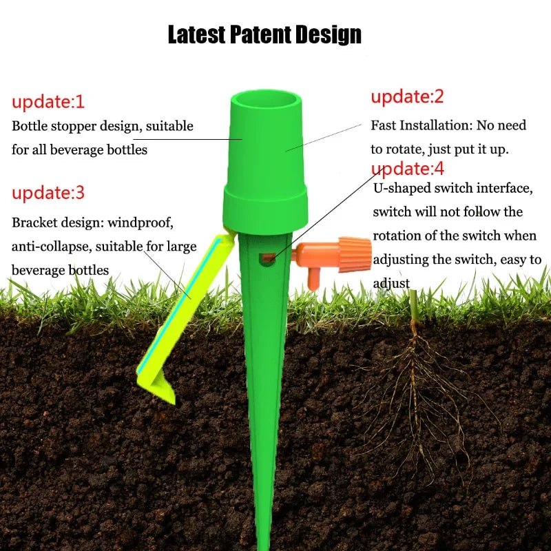 Indoor Plant Auto Drip Irrigation Self-Watering Device Self-Watering Device Qme routine 8pcs
